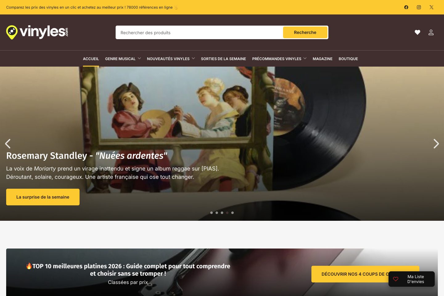 Aperçu de Vinyles.com